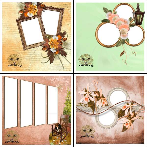 Vintage Digital Scrapbooking Kit  (Cwer.ws)