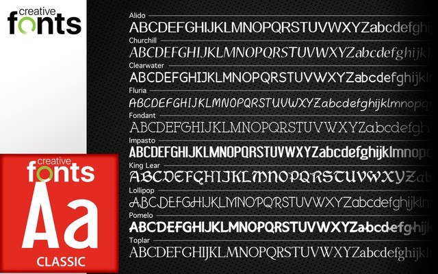 Summitsoft Creative Fonts Collection