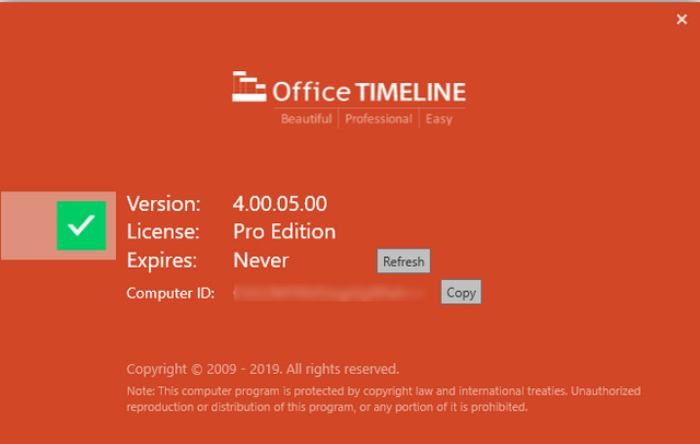 Office Timeline Plus / Pro Edition 4.00.05.00