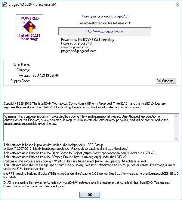 ProgeCAD 2020 Professional 20.0.4.21