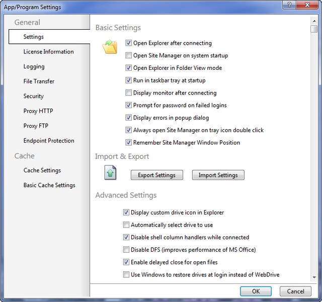 WebDrive Enterprise 2019 Build 5312