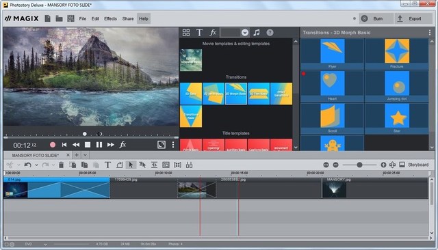 MAGIX Photostory Deluxe 2018 17.1.1.91