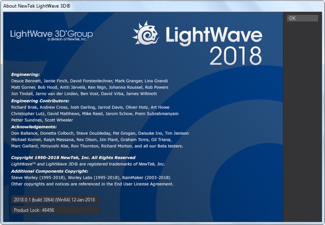 NewTek LightWave 3D 2018.0.1 Build 3064