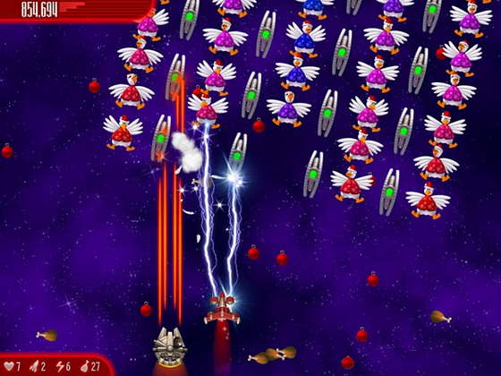 картинка к игре Вторжение кур IV. Полный омлет. Новогоднее издание