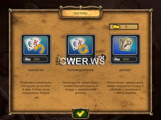 скриншот игры Пасьянс cолитер. Настоящий детектив