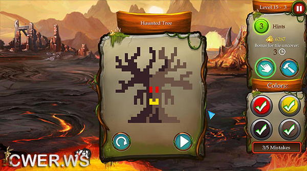 скриншот игры Time Twins Mosaics 3: Tales of Avalon