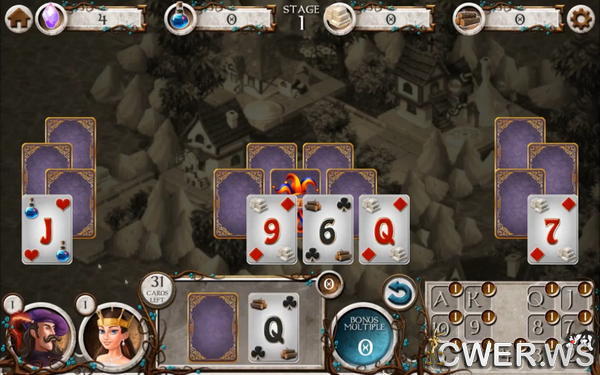 скриншот игры Kingdom Builders: Solitaire