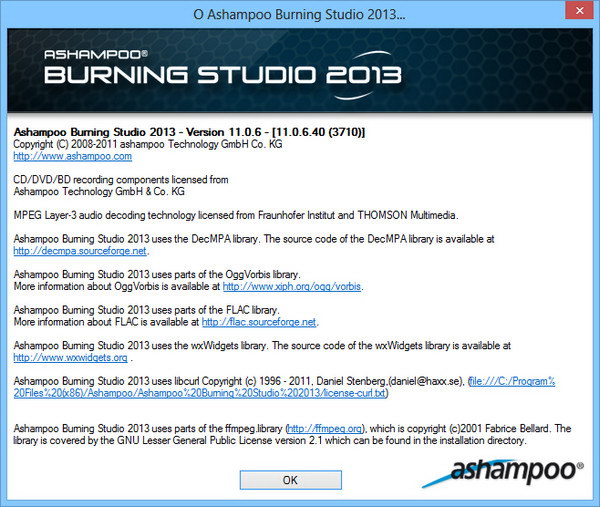 Ashampoo Burning Studio 2013