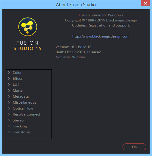 Blackmagic Design DaVinci Fusion Studio