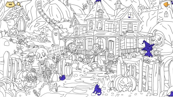 Halloween Filled With Cats