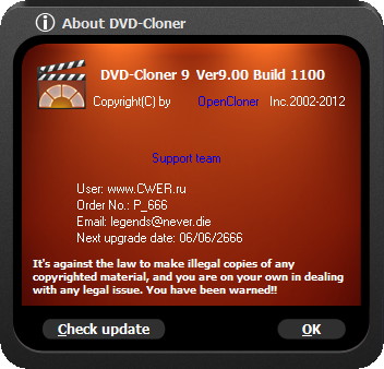 DVD-Cloner 9.00 Build 1100